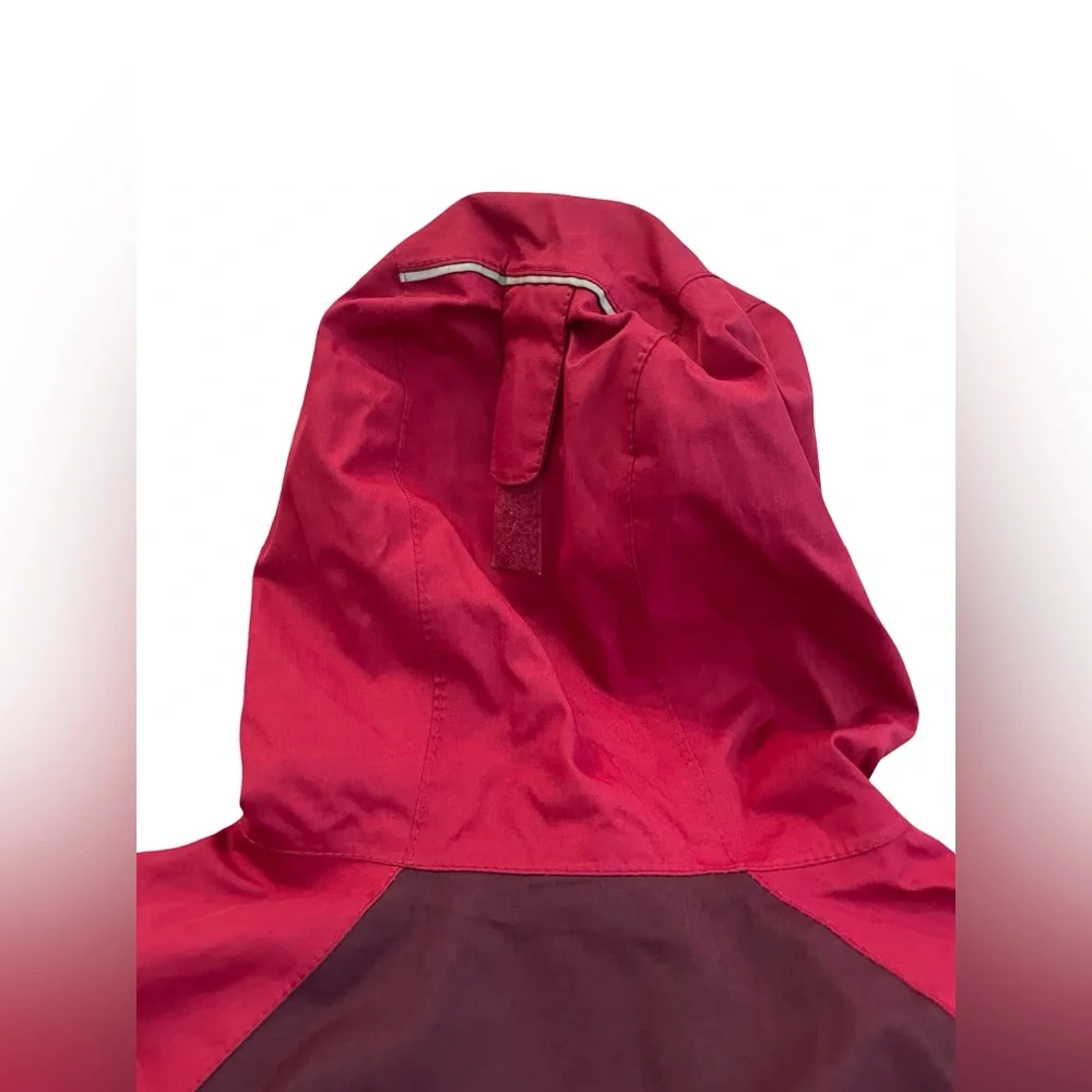 Columbia Two-Tone Red Hooded Jacket
